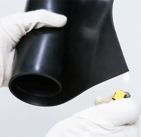 Flame Retardant Anti-Aging EPDM/Cr/NBR/SBR/Nr/FKM/Viton Rubber Sheet Roll