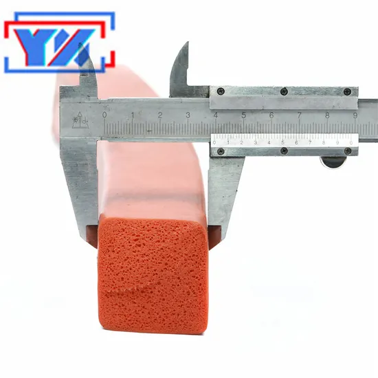 Closed Cell Foam Silicone Extruded Rubber Seal