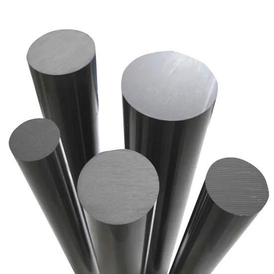 China Factory Produce Grey Black PVC Rigid Rod with Diameter 10mm-300mm