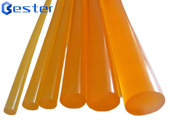 China Factory Direct Supply Amber Color Diameter 30mm Solid PU Bar Hot Selling