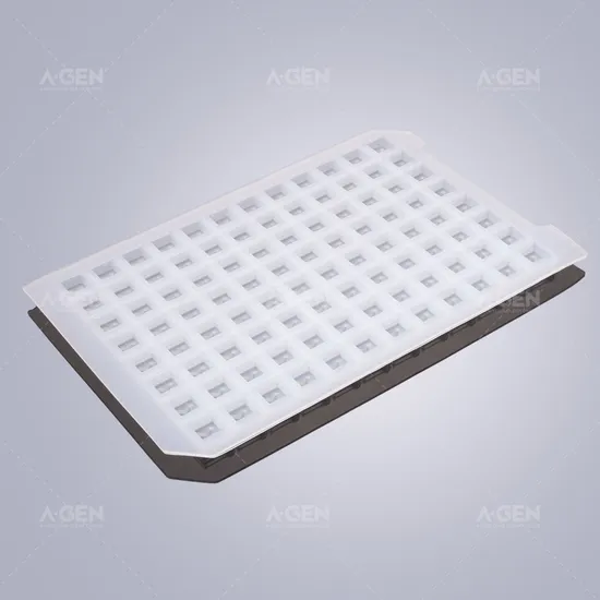 Silicone Mat for 96 Square Well Plate with Pre-Slit + Design