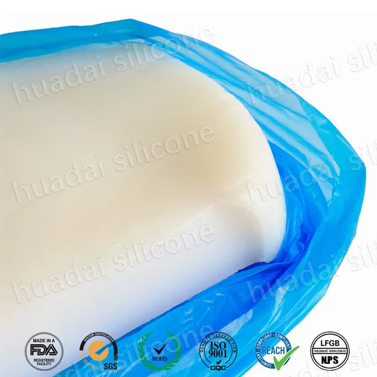 Huadai Solid Silicone Rubber for Extrusion Wire Tubes Making Htv