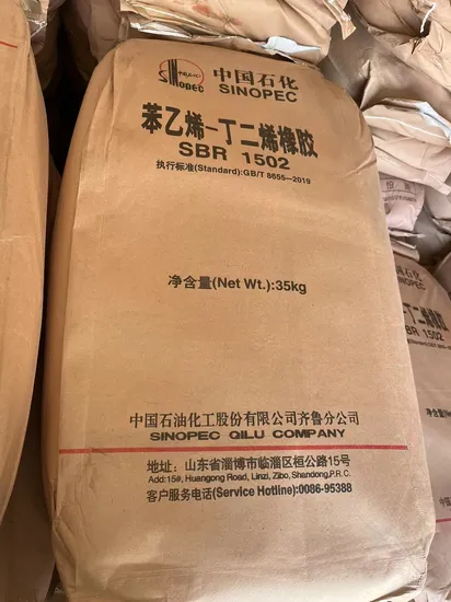 Styrene Butadiene SBR 1502 From Qilu Manufacture