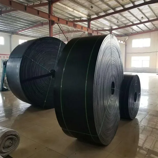Oil- Resistance Polyester Ep/Nylon Rubber Conveyor Belt for Industry
