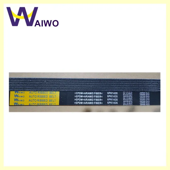 High Quality Rubber Belt Fan Belt Transmission Belt Drive Belt EPDM Belt with Factory Price 6pk1435 for Ford/FIAT Car 9637529480