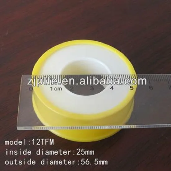 12mm Width White Pure PTFE Tape for Thread Sealing