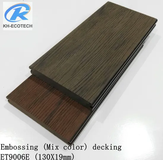 Newest & Hot Sales Embossing WPC Decking in 2018