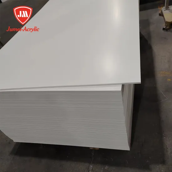 Jumei Factory PVC Foam Board Displays Wall Panel Plastic Sheet