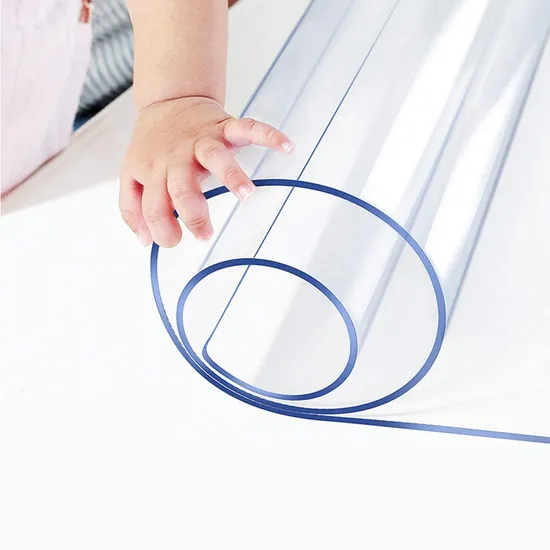 Anti-Static Super Clear Soft Flexible Fabric Protective Plastic PVC Sheet (polyvinyl chloride)