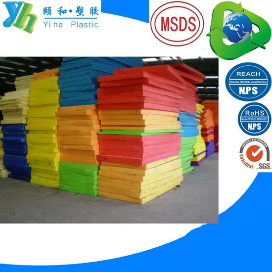 48*96 Inches 1270 X 2490 mm Packaging PE EVA Panel Custom 1mm 2mm 5mm 10mm 20mm LDPE Colored Footwear Workwear Foam Sheets 4 Pcf for Packaging for Sale