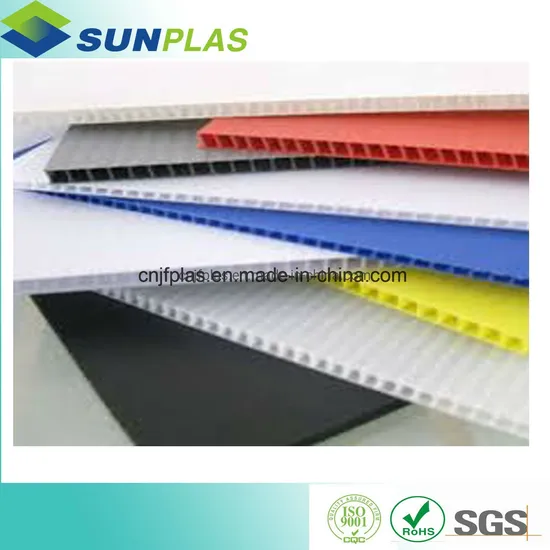 PP Hollow Sheet for Advertising Printing and Package Boxes