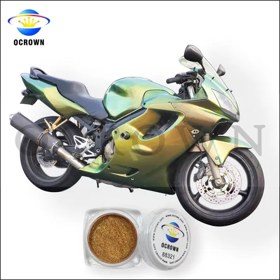 Chameleon Mica Powder Pigment for Nails Car Paint Spray The Motorbike