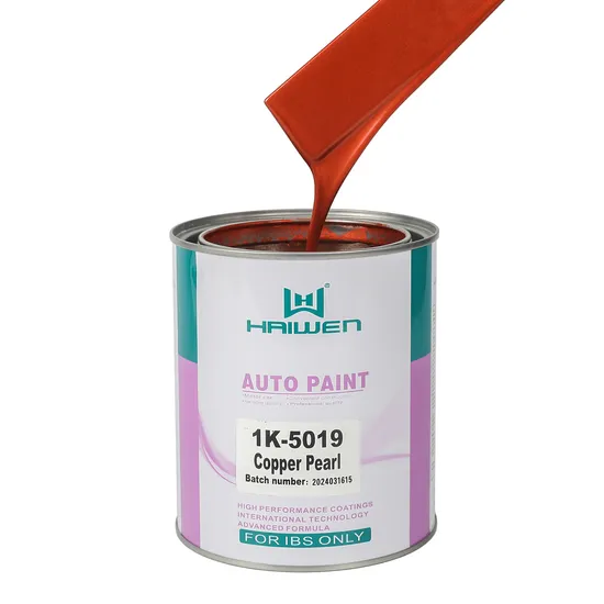 Haiwen Brand Automotive Paint - Factory Direct Price for Repair Car Paint, New Arrival 1K Acrylic Paint with Copper Pearl Base Coat