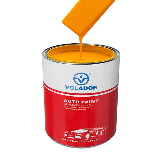 Volador Car Paint Premium Factory Direct Wholesale - Rapid Dry 1K Transparent Yellow Base Coat Paint for Automotive Refinishing