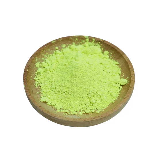 Environmentally Compatible Industrial Grades Yellow Green Powder Fluorescent Brighteners for EVA Foam Plastics