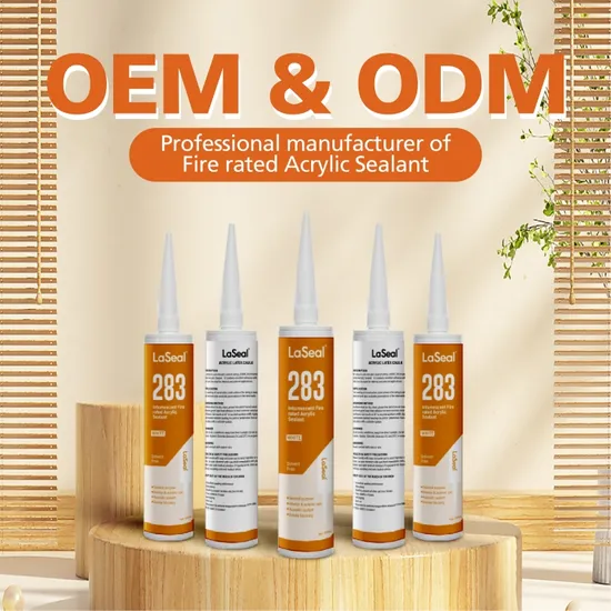 No Toxic Smoke Fire Proof High Temperature Resistant Flame Retardant Acrytic Sealant