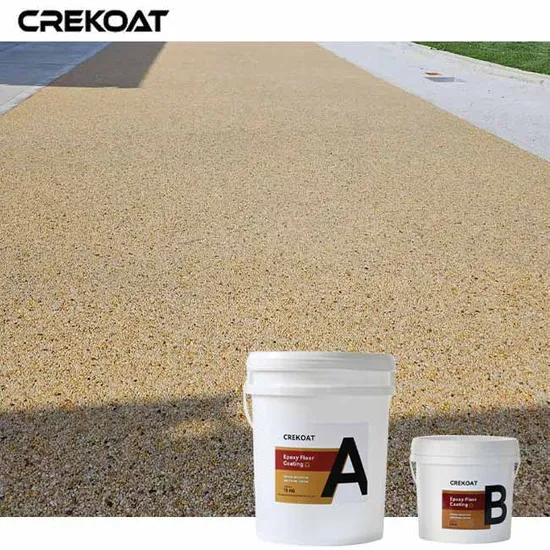 UV-Resistance Epoxy Resin Wash Stone Coating for Driveway Floor and Walls