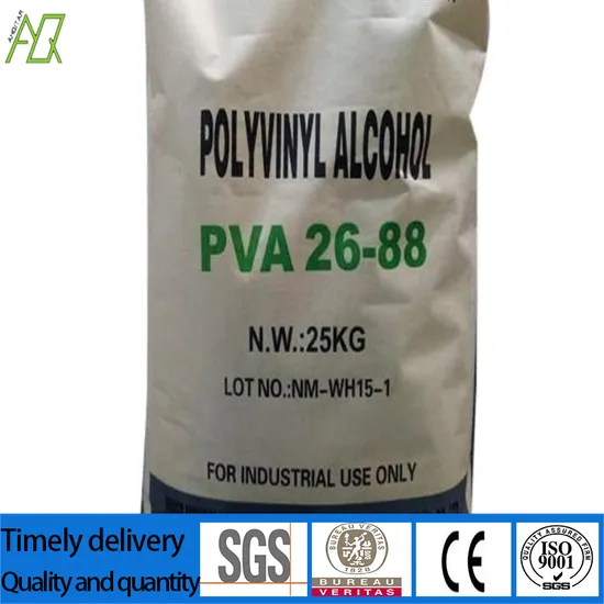 CAS No. 9002-89-5 PVA Polyvinyl Alcohol Painting/Adhesive/Emulgator/Paper Processing Agent//Dispersing Agent