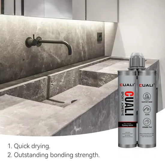 Strong Bonding 400ml Epoxy Glue in Cartridge for Porcelain