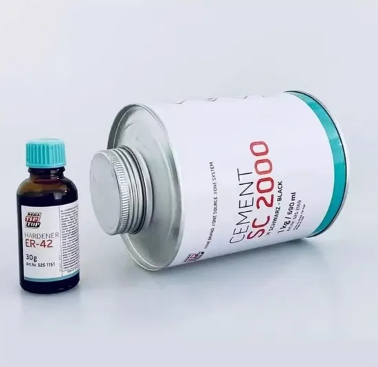 Zyx Black Cement Sc 2000 Rema Tip Top High-Strength Adhesive 1kg 690ml Hot Sale