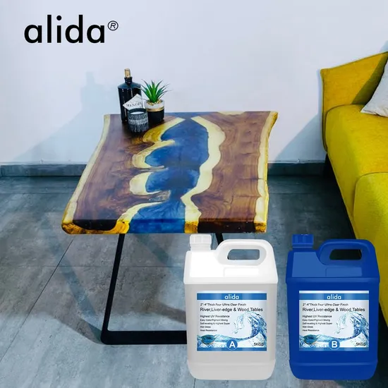 Crystal Clear Bar Table Casting High Quality Epoxy Resin Wholease