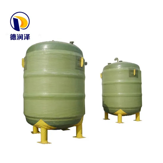 FRP 50000 Gallon Water Reservoir Tank, Vertical Storage Tank