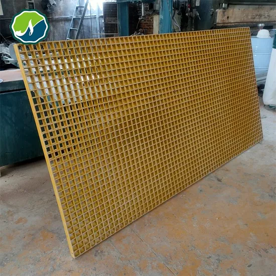 Factory High Strength Anti Slip Grid Fiberglass FRP GRP Molded Grating Walkway
