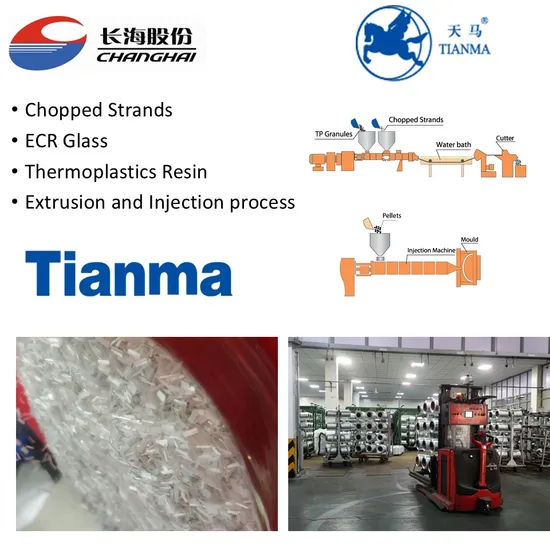 Glass Fiber Chopped Strands for Thermoplastics Purpose, Fiberglass Roving