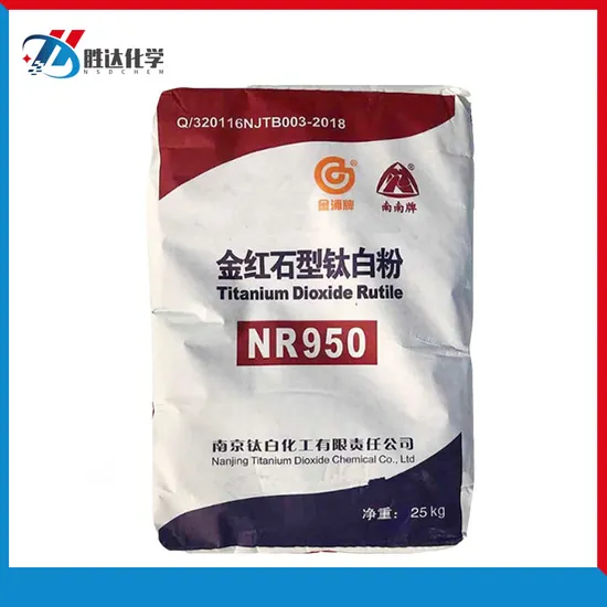High Purity Pigment Rutile Grade TiO2 Titanium Dioxide Nr950 at Bulk Price