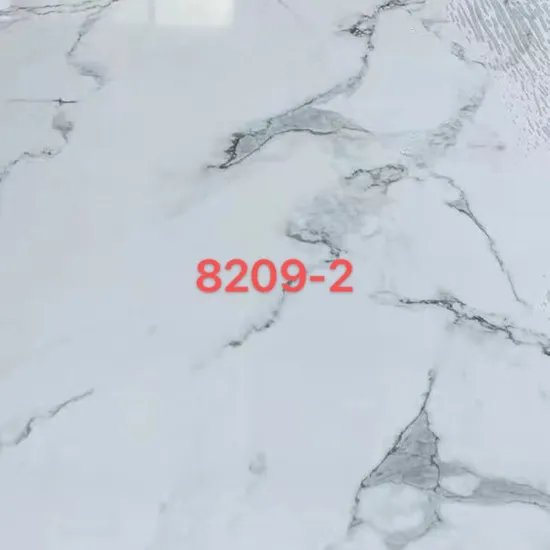 Custom Size 3mm*1220mm*2440mm PVC Plastic Alternative Marble Wall Panel & Board UV Marble Sheet