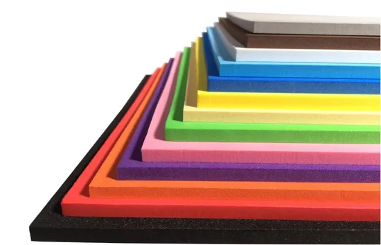 Fire Resistant and Anti-Static Anti Slip All Color Water Resistant Shock-Absorbing Easy to Forming EVA Foam Sheet for Packaging Material