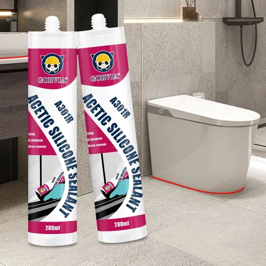 Gorvia Waterproof Sealant Gap Filler Acetic Silicone Sealant for Construction