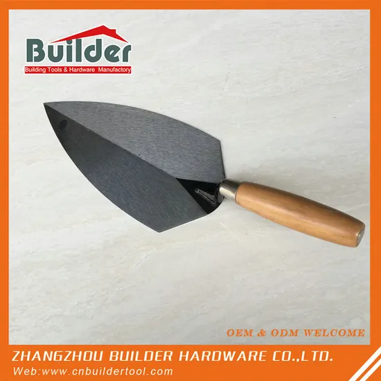 High Quality Garden Tool Bricklayer Trowel with Wooden Handle