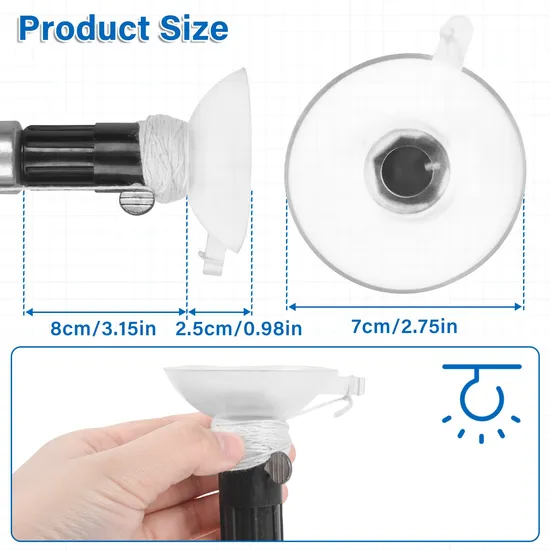 High Reach Telescopic Light Bulb Changer Bulb Removal Tool with Suction Cup