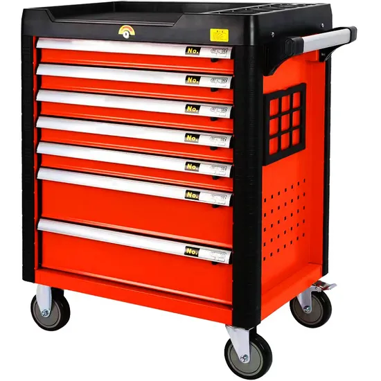 Trolley Workshop Tool Cabinet with Tools