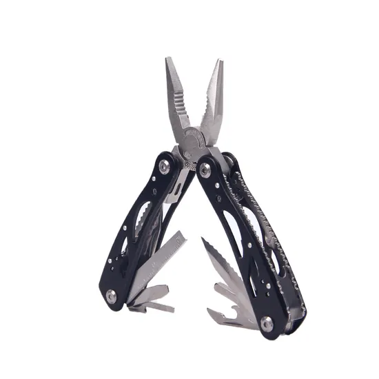 15-in-1 Multi Tool Pocket Knife, Tactical Multitool Knife Pliers, Camping Survival Gear with Knife Saw Scissors Serrated Blade B