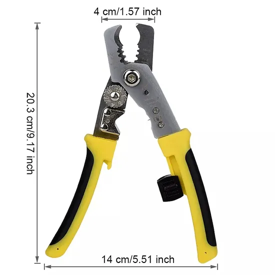 Crimping Pliers for Terminals Crimp Hand Tools Suitable for All Kinds of Terminal Pliers Combination High Precision