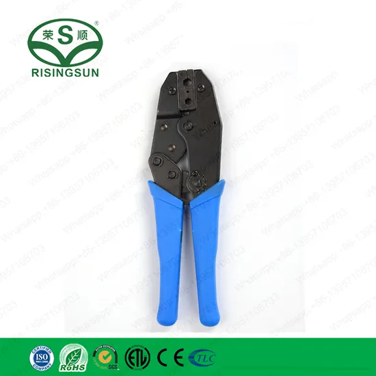 High Quality Rg58/Rg59/RG6 Strength-Saving Ratchet Manual Terminal Crimping Tool