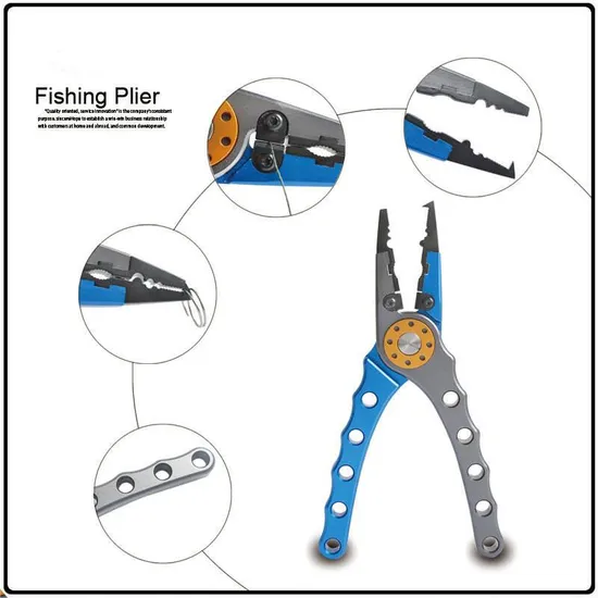 Topwin 18cm 164G Stainless Steel Multi-Function Aluminum Alloy Fishing Plier