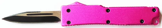 Aluminum Slim Handle Mini Outdoor Portable Auto Self-Defense Otf Knives Automatic Knife