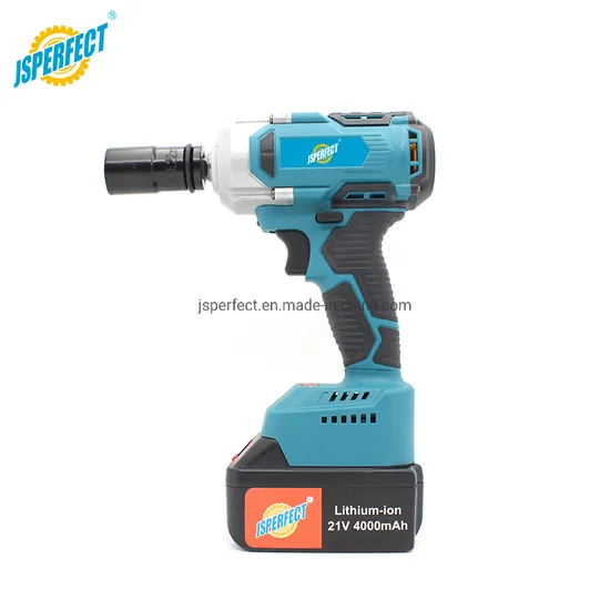 New Design Heavy Duty 20V Cordless Impact Wrench with 2 Batteries