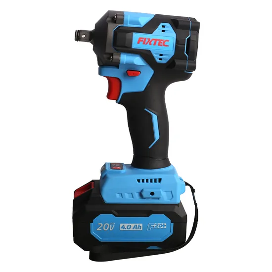 Fixtec Factory Price Industrial Level OEM 20V 1/2" Coldless Brushless Impact Wrench