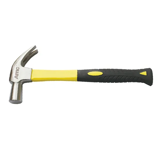 Hand Tool - Claw Hammer with Double Color Fiberglass Handle (Steel)