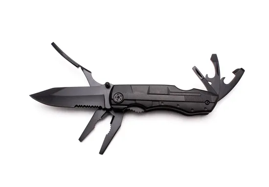 Multifunctional Stainless Steel Folding Outdoor Camping Survival Knife Portable Folding Knife Set