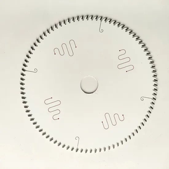 Non Stick Laser Cut Slots Cutting Saw Blade with Carbide Tip