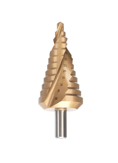 High Drilling Performance Spiral Flute HSS M2 Step Drill Bit