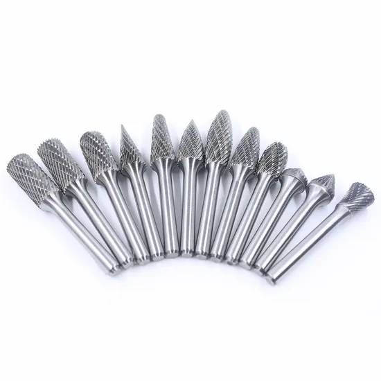 Yg8 Gradeabrasive Tungsten Cone Shape Carbide Rotary Burr Supplied Carbide Grinding Burrs