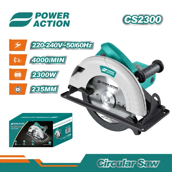 2300W Electric Professional Wood Working 235mm Hand Circular Saw