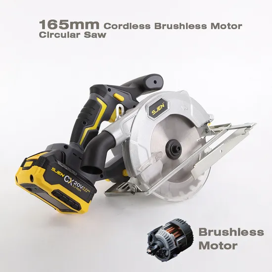 20V 165mm Compact Cordless Brushless Wood Cutting Saw Circular Saw