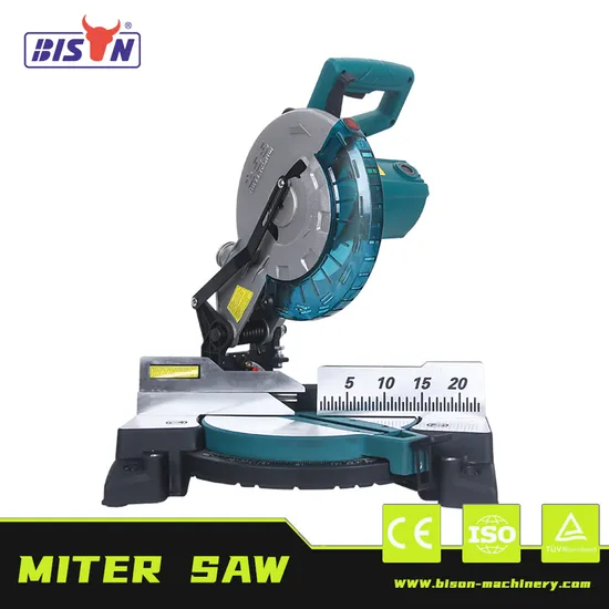 Bison 1500W Dual Bevel Sliding Compound Aluminium Mitre Saw 12" Heavy Duty